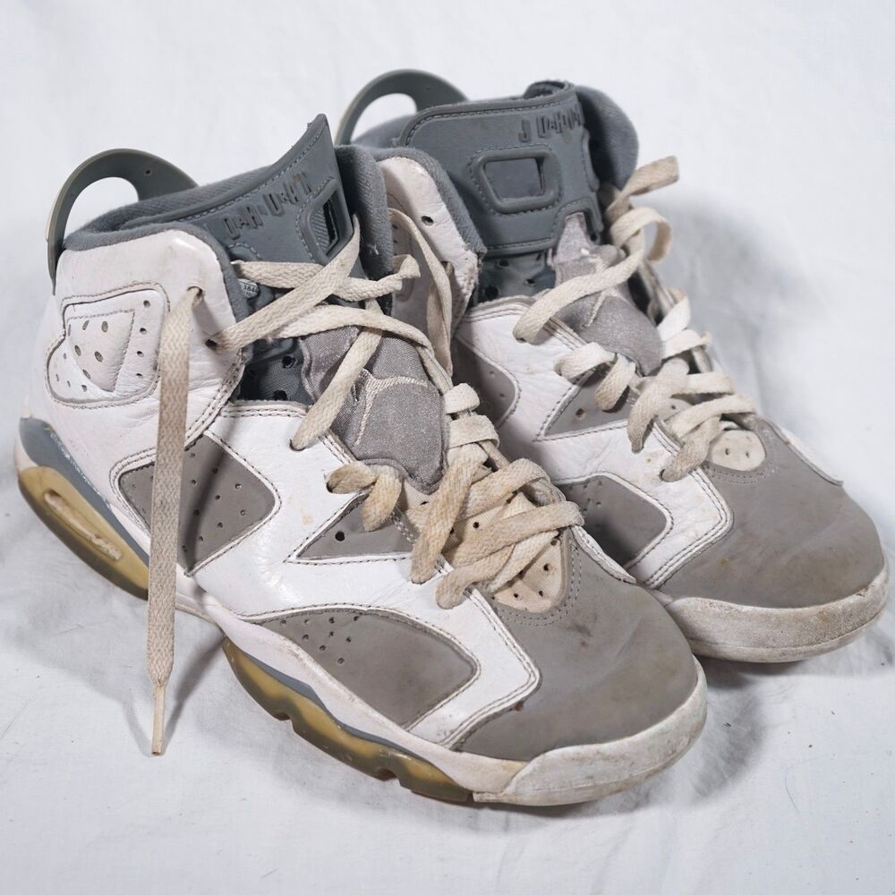 Air Jordan 6 Retro Cool Grey White 2022 GS 5.5Y 384665-100